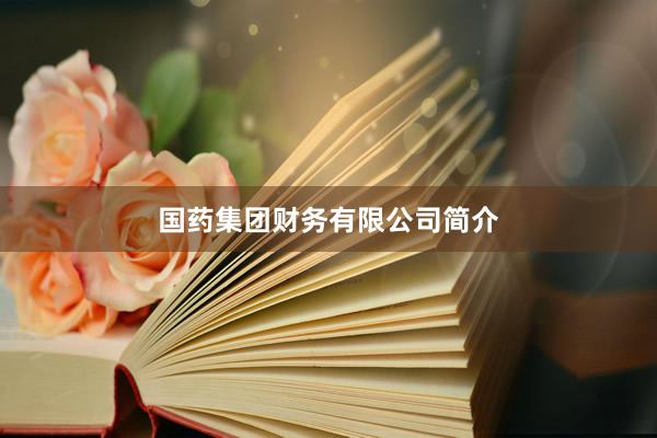 国药集团财务有限公司简介